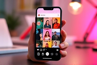 Instagram Reels interface on a smartphone screen
