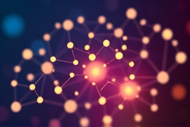 Abstract visualization of digital earnings accumulation