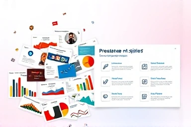 Chaotic vs. professional PPT design comparison