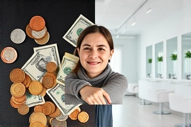 Reflecting on semi-permanent startup costs versus successful salon business.