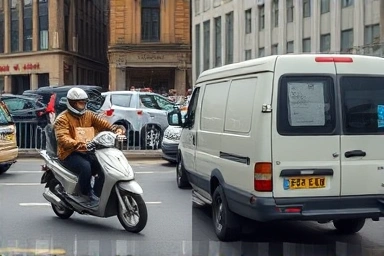 Motorcycle vs. van for Seoul quick delivery services