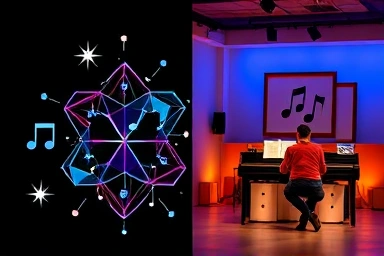 AI vs. human composer creating video background music