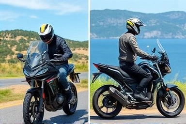 Rider comfort comparison: before and after backstep tuning.