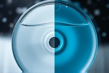 Visual comparison of brake fluid stability under extreme heat.