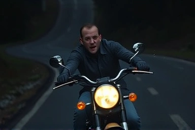 Motorcyclist feeling instability due to chain issue.