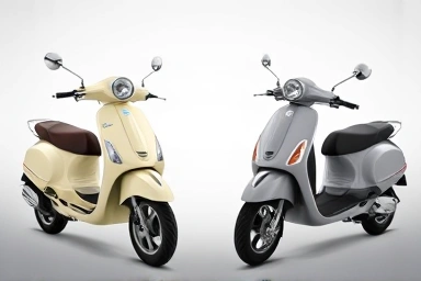 Vespa Primavera vs Sprint design comparison