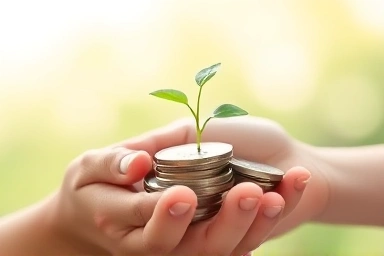 Symbol of financial growth and family nurturing.