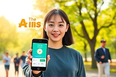 건강생활실천지원금제 앱으로 포인트 적립하는 청년