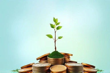 Symbol of financial support and growth for small businesses.