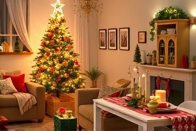 Budget-friendly Christmas party decor from Daiso.