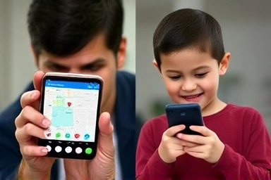 부모가 안심할 수 있는 키즈폰 위치 추적 기능