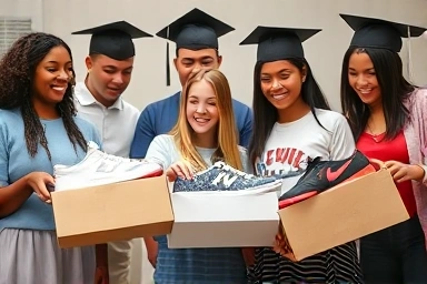 중학교 졸업 선물로 받은 나이키, 뉴발란스 운동화 언박싱