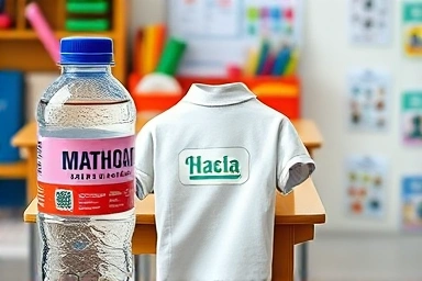 다양한 종류의 네임스티커 비교