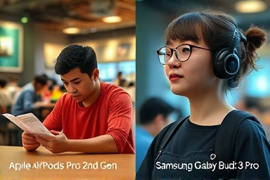 학생 학습 및 음악 감상 이어폰 활용