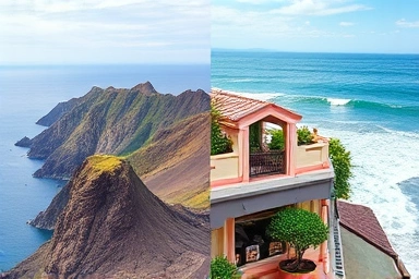 Jeju East vs West winter landscapes comparison