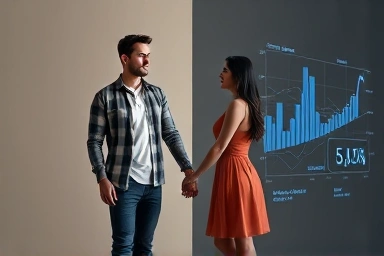 Couple's digital footprint analysis for relationship insights