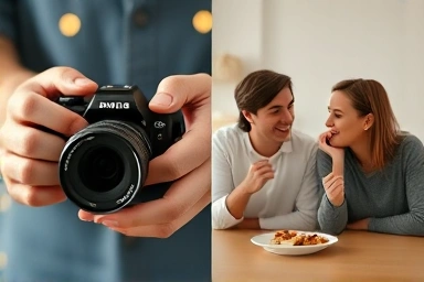 Couple's vlog: creative recording and shared everyday moments