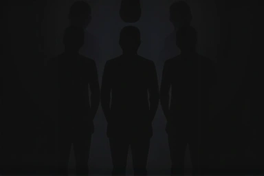 Reflection in mirror showing repeating relationship patterns.