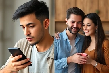 Symbolic representation of relationship clarity and genuine connection.