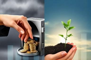 Balanced investment, financial growth, security and prosperity, long-term strategy