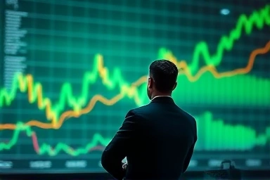 Investor finding stability in defensive stocks during market volatility.