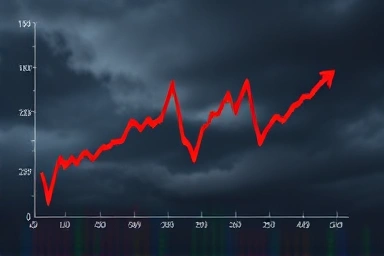 Visual of a 'W' shaped economic downturn graph.