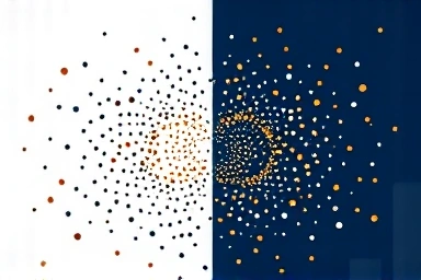 Financial consensus vs uncertainty, economic data visualization