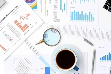 Analyzing financial reports with focus and clarity.