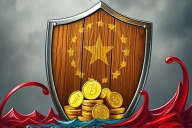 Shield protecting assets from economic inflation