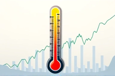 Inflation's impact on the stock market visualized.