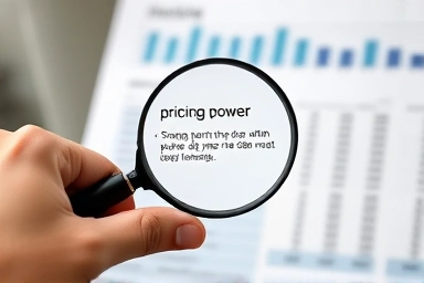 Analyzing financial report for pricing power