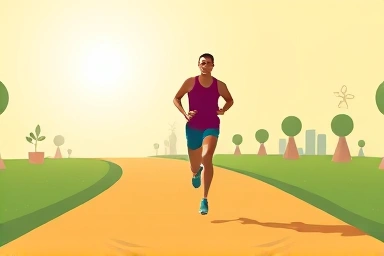 Marathon runner on a steady path to success