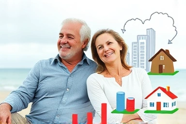 Retirees enjoying financial freedom through diverse asset management.