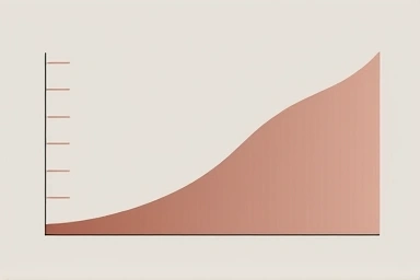 Abstract representation of economic curve shifts and recovery signals.