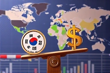 Fluctuating currency exchange rate, economic uncertainty, Won vs Dollar