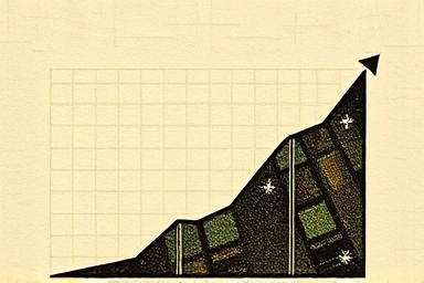 Comparison of AI and dot-com era stock market boom and bust graphs.