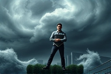 Resilient person shielding assets from financial storm