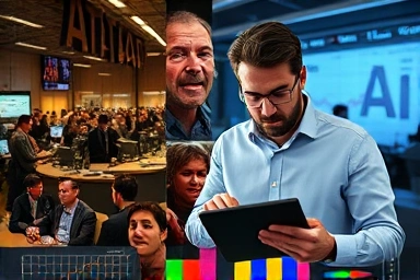 Contrast of 90s dot-com speculation vs. modern AI investment.