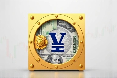 Financial vault protecting assets from currency devaluation.