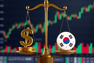 Balanced scale symbolizing currency strength and diversification.