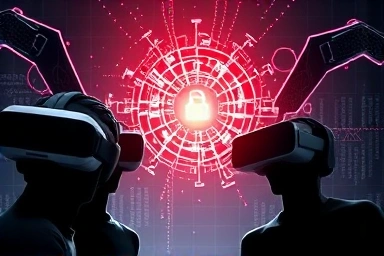 Metaverse collapse contrasted with AI growth, technological shift.