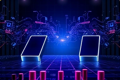 Symbolic image of breaking semiconductor limits and future innovation.