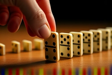 Economic data triggers financial domino effect
