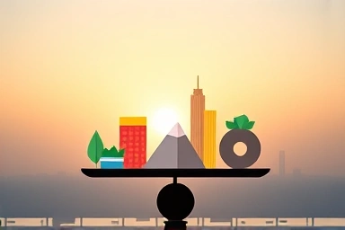 Strategic financial planning and asset balancing.