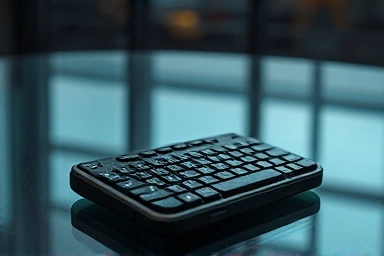 Abandoned Blackberry QWERTY keyboard symbolizing obsolescence