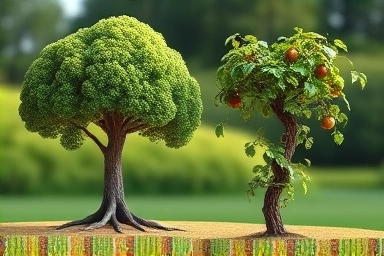 Metaphor for balanced growth versus unchecked expansion.