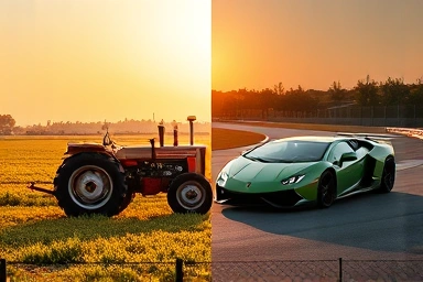 Lamborghini's journey from tractors to iconic supercars.