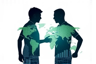 Global economic impact of sports icons, abstract financial growth.