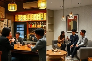 Modern vs. vintage soju drinking culture, changing alcohol preferences.