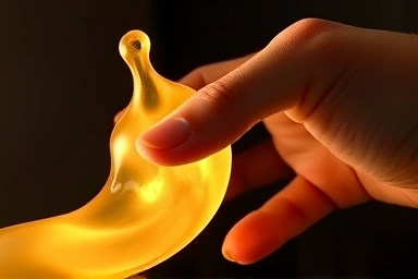 Hand shaping glowing reality, symbolizing ambition and pressure.